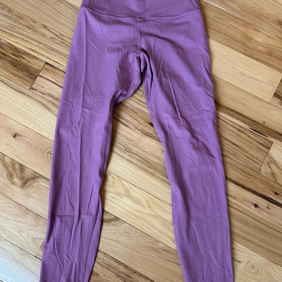 Lululemon velvet Dust Ribbed Align Leggings - Picture 2 of 4